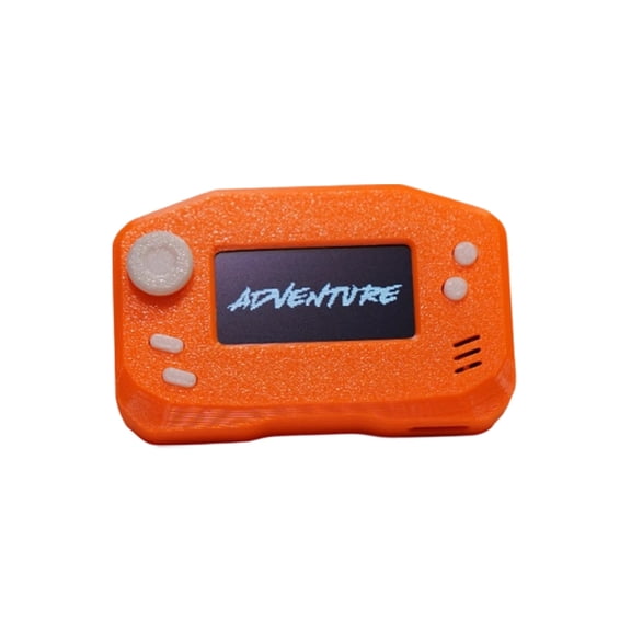 Miniature Game Console Arduboy Compatible 1.3in Display Rechargeable Portable