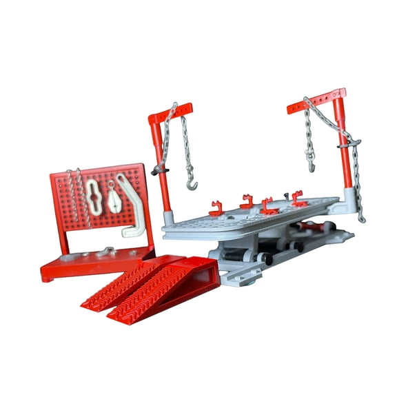 Miniature Garage Lifter Diorama Lift Kit Auto Repair Tool Durable PP Material for Model Car Collectors Display