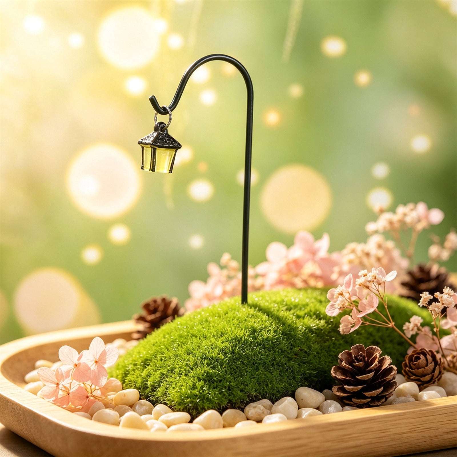 Stringing Plants Miniature Garden Lantern String Lights for Fairy Garden Terrarium DIY ...