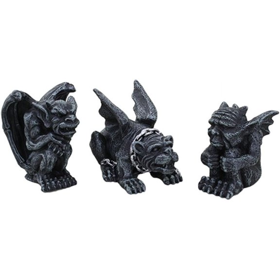 Miniature Gargoyles Statue Figurines,