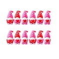 thumbnail image 1 of Miniature Gnome Figurine Collection - Valentine's Day Themed Decorative Statues - Rubber Craft Characters for Party Decor and Play, 1 of 8