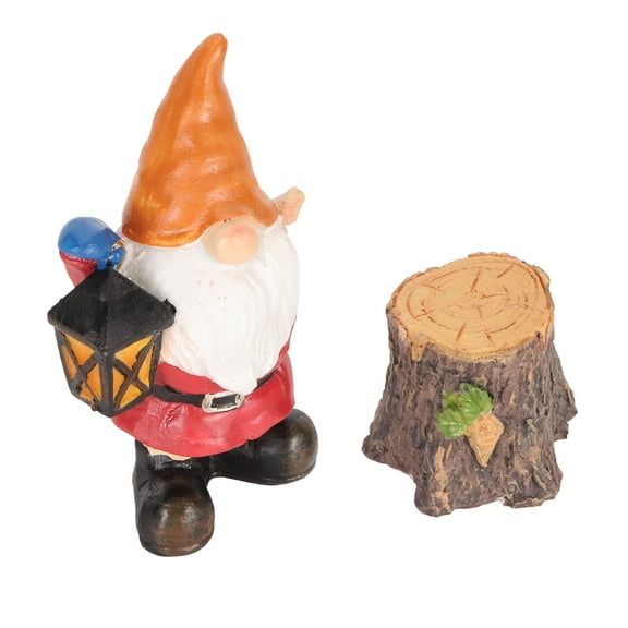 Miniature Gnomes Statue Set Synthetic Resin Garden Statue Accessories Waterproof Gnomes Decoration For Indoor Outdoor