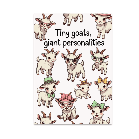Miniature Goats Wall Art - Goat Lovers - 13x19 Glossy Poster Print