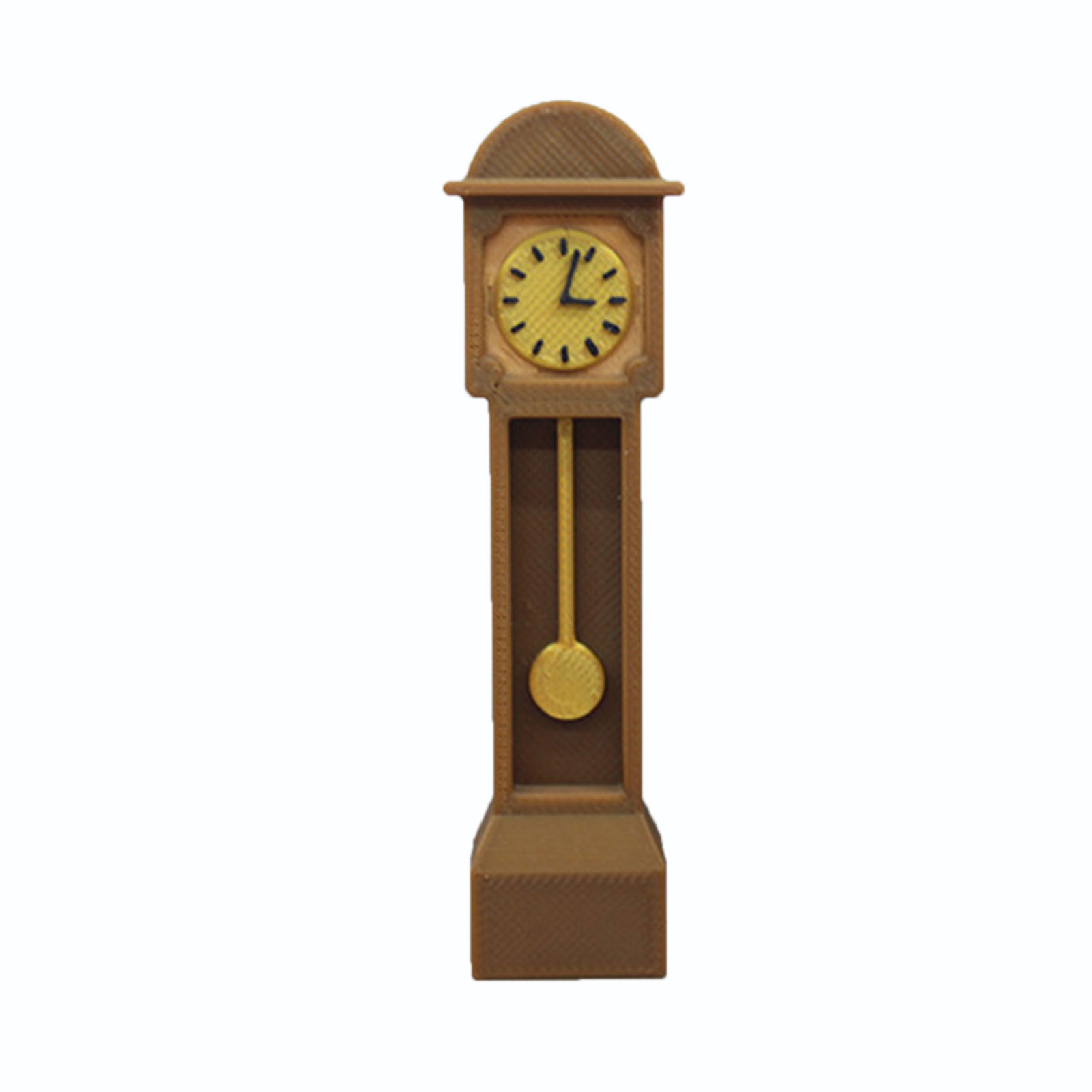 Miniature Grandfather Clock Model Figurine Furniture for Doll House Enthusiasts and Photographers Scene Setting Props