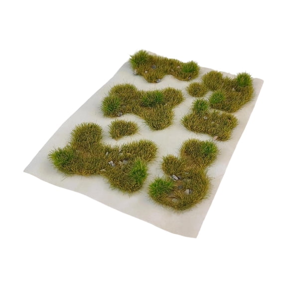 Miniature Grass Static Grass Tufts Resin Material for Model Railroad Scene and Miniature Train Diorama Layout