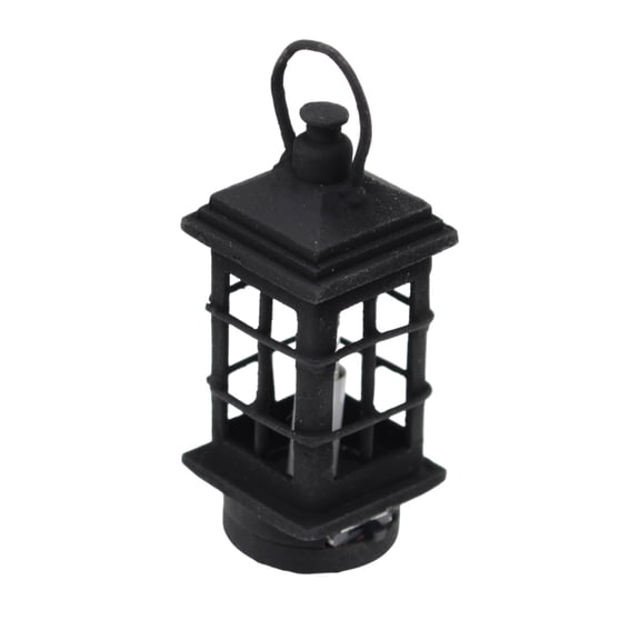 Miniature Hold Lamp Garden Lamp For 1/12 Dollhouses With LED Lighting And Vintage Designs for Dollhouses Decoration