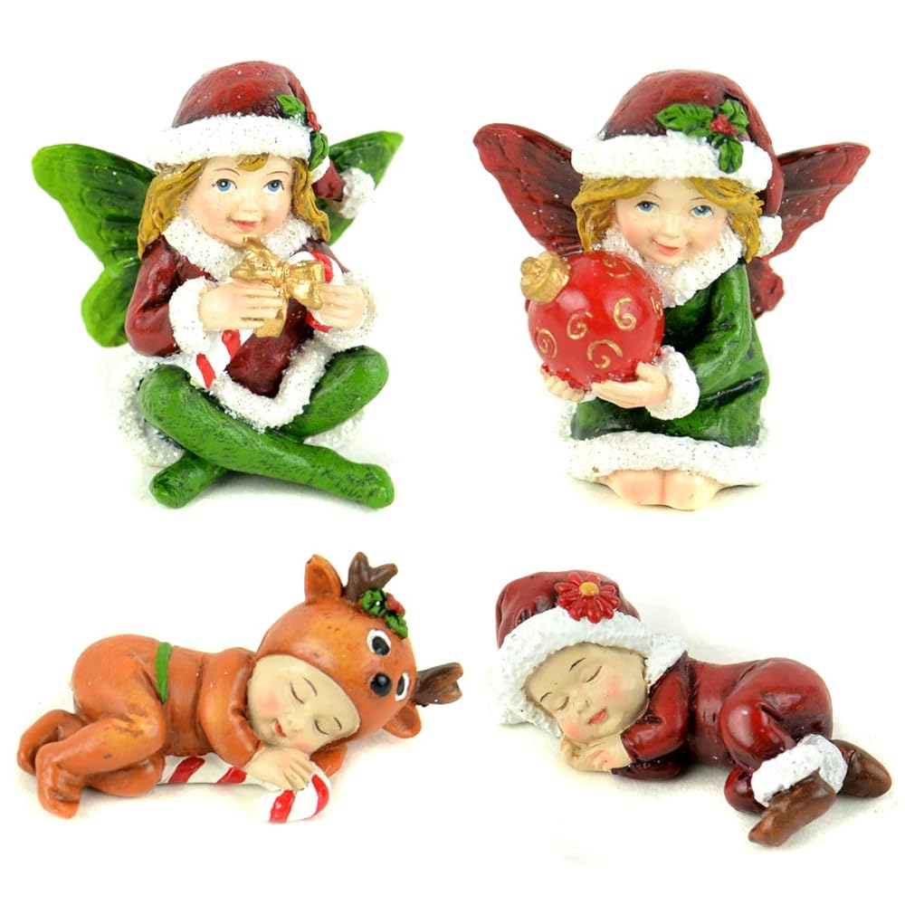 Miniature Holiday Figurines Nativity Scene Christmas Scene