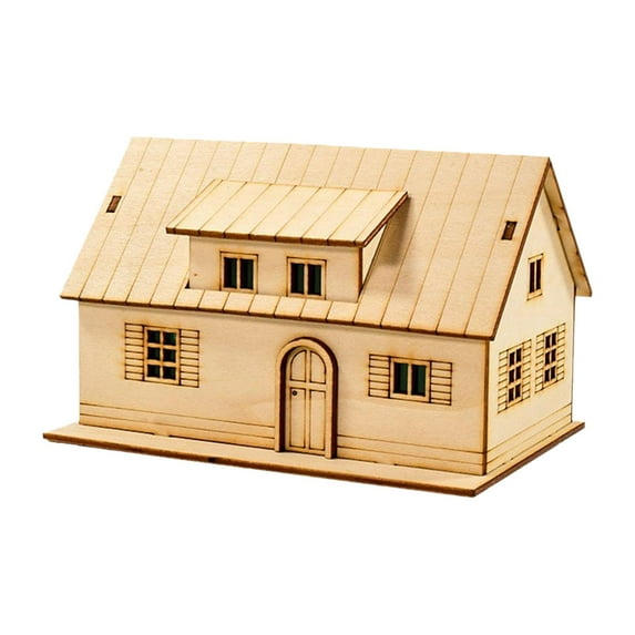 Miniature House Model Wooden Landscape Building Finished Design for Adults Kids Collectible Scene Display