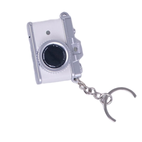 Miniature Imitation Camera Keychain Glowing Button Playful Sounds Compact Lightweight Design For Keychains Bags