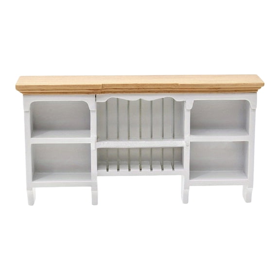 Miniature Kitchen Wall-Mounted Cabinet for Safe Storage Shelf Creative