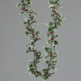 thumbnail image 1 of Miniature Laser Silver Holly Garland, 1 of 4