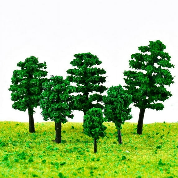 Miniature Model Trees Green Scenery Simulation Decoration for Dioramas Train Railway Sets and Architecture Landscape Displays