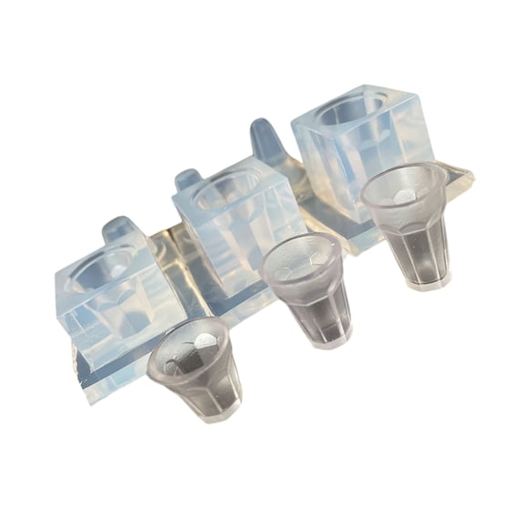 Miniature Molds Easy Release Mold Cups Shape Mold Handmade Art Supplies Great for Miniature and Craft Projects