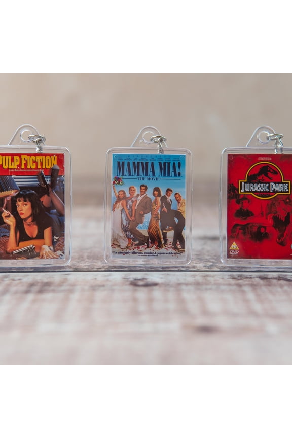 Miniature Movie/Film DVD Acrylic Keychains! (1 keychain)