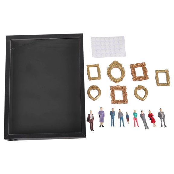 Miniature Museums Type Photo Box Family Memory Display Case Photo Frame Box with Light(Optional)