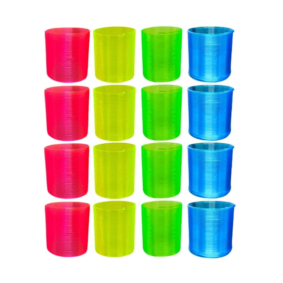 Miniature Neon Colored Springs - 4 Colors (Dozen)