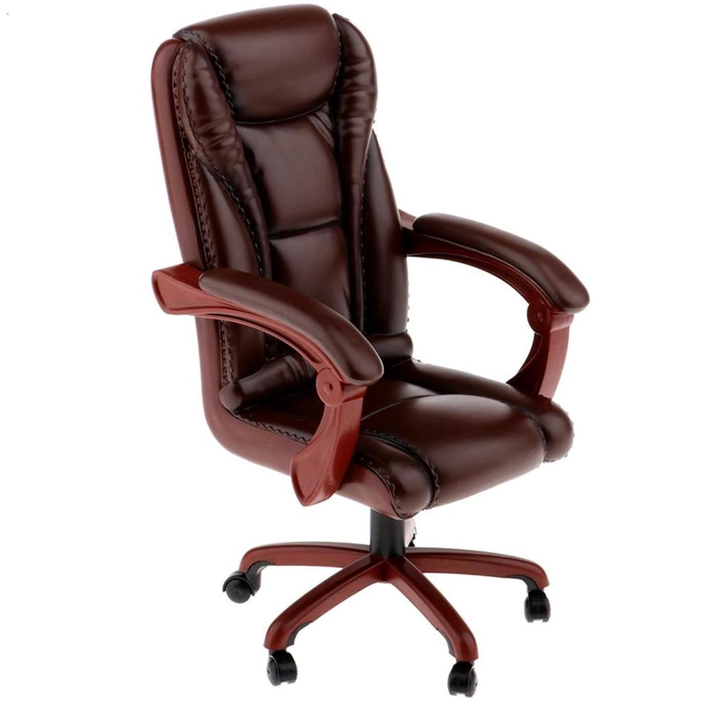 Miniature Office Furniture Swivel Chair For 1/6 Action Figure Decors ...