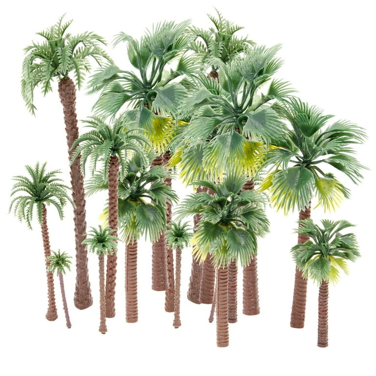 Miniature Palm Trees for Dioramas, Models, Crafts Decorating