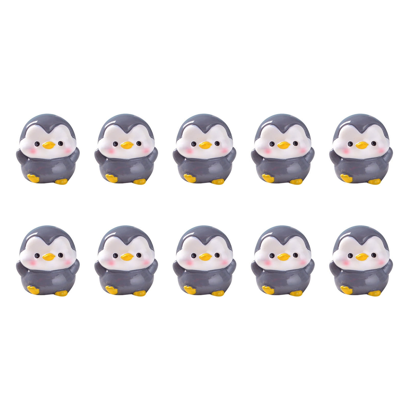 Miniature Penguin Figurines Penguin Animal Model Toys Resin Penguin ...