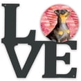 thumbnail image 1 of Miniature Pinscher #2 Love Metal Wall Artwork LOVE, 1 of 2
