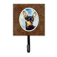 thumbnail image 1 of Miniature Pinscher Black & Tan Leash or Key Holder, 1 of 1