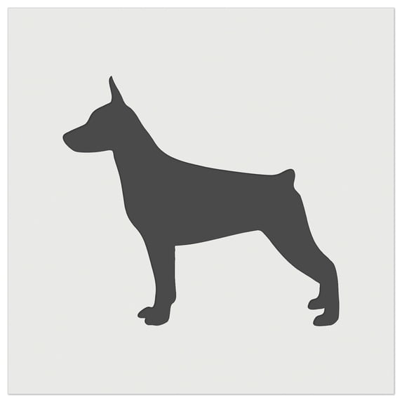 Miniature Pinscher Min Pin Dog Solid DIY Cookie Wall Craft Stencil - 5.5 Inch