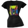 thumbnail image 1 of Miniature Pinscher Neon Black Light Juniors T-Shirt - 2X-Large, 1 of 1