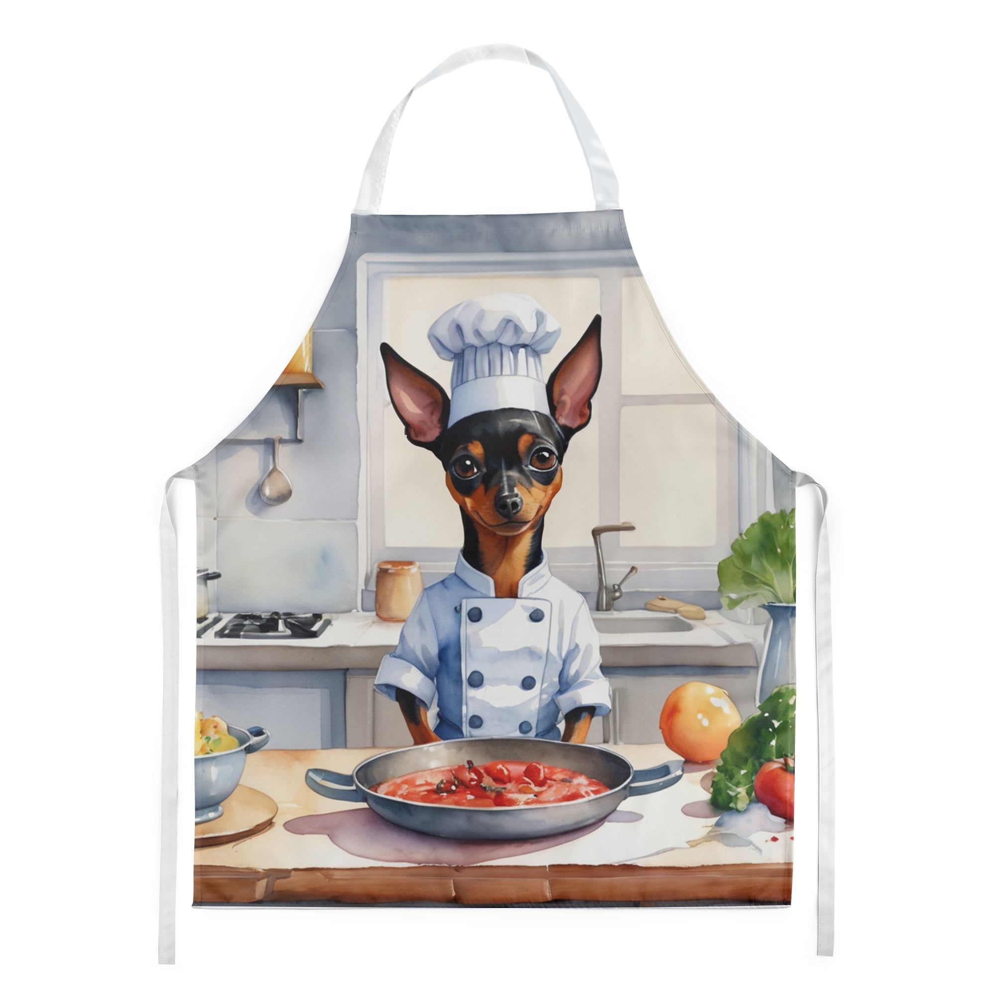 Miniature Pinscher The Chef Apron 27 in x 30 in