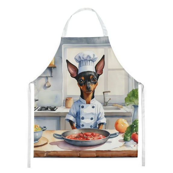 Miniature Pinscher The Chef Apron 27 in x 30 in
