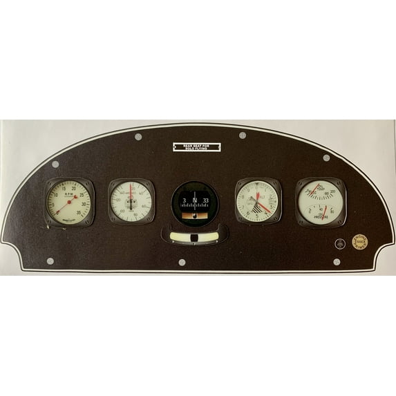 Miniature Piper J-3 Cub Instrument Panel MIN-J-3 CUB