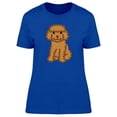 thumbnail image 1 of Miniature Poodle Clip Art Tee Women's -Image by Shutterstock, 1 of 2