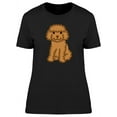 thumbnail image 1 of Miniature Poodle Clip Art T-Shirt Women -Image by Shutterstock, Female Small, 1 of 2