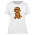 thumbnail image 1 of Miniature Poodle Clip Art T-Shirt Women -Image by Shutterstock, Female x-Large, 1 of 2