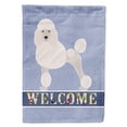 thumbnail image 1 of Miniature Poodle Welcome Garden Flag, 1 of 3