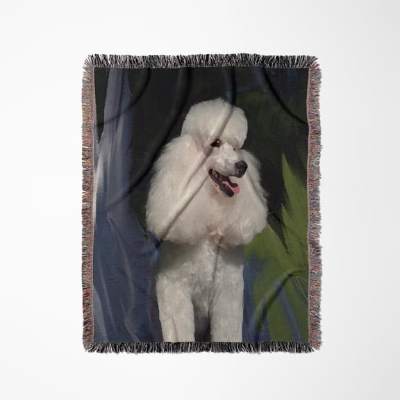 Miniature Poodle, Woven Blanket