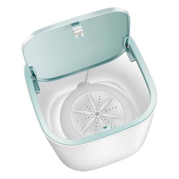Miniature Portable Washing Machine for Socks and Baby Clothes Rotating Turbines Washer Ideal for Dormitory Or Travel Use