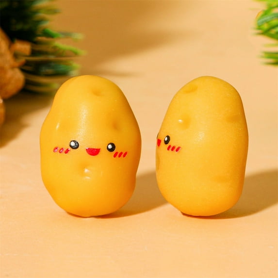 Miniature Potato Ornament, Cute Tiny Decorative Accent, Realistic Mini Potato Collectible, Novelty Home Decor, Unique Gift For Collectors, Whimsical Small Decor Piece