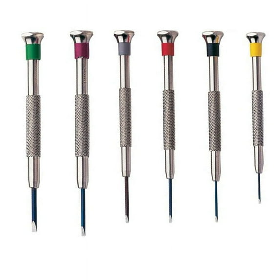 Miniature Precision Watch Screwdriver Set Of 6 Pcs Made In France Watchmakers