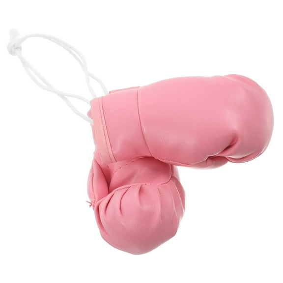 Boxing Glove Pendant Off-road Vehicle Gear Lever Mobile Accessories Inflatable Man Pink