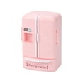 thumbnail image 1 of Miniature Refrigerator Toy - Realistic Dollhouse Kitchen Accessory, Open Door Design with Food Storage, Pretend Play Decor for Ages 3-4, 1 of 7