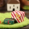 thumbnail image 1 of Miniature Resin Christmas Gift Wheelbarrow Ornament - Festive Village Scene Decor for HOME Displays, 1 of 5