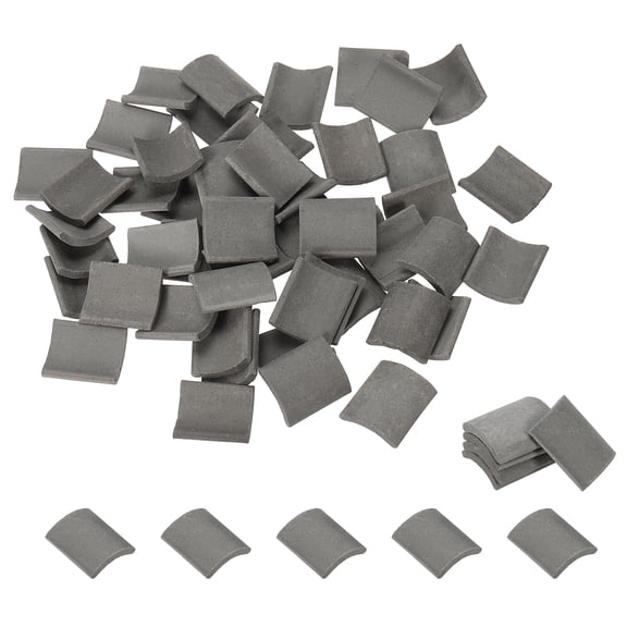 Miniature Roof Tile, 100 Pcs Grey Tiles Clay Roof Bricks for Model