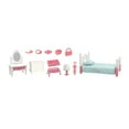 thumbnail image 1 of Miniature Room Furniture Set with Accessories for 1/12 Dollhouses Decorations Scene Landscaping for Kids Roleplay Game, 1 of 8