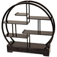thumbnail image 1 of Miniature Rosewood Curio and Netuske Shelf Display Stand - Dark, 1 of 1