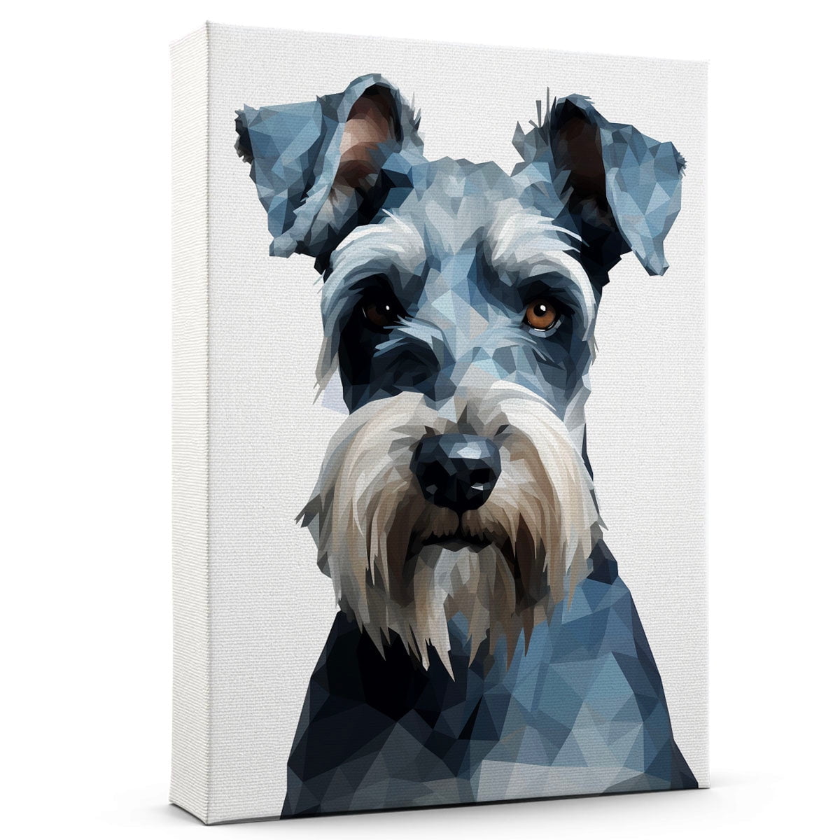 Miniature Schnauzer Colorful Dog Wall Decor Animal Wall Art, Dog ...