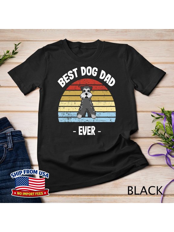 Miniature Schnauzer Dad Gift Graphic Unisex T-Shirt