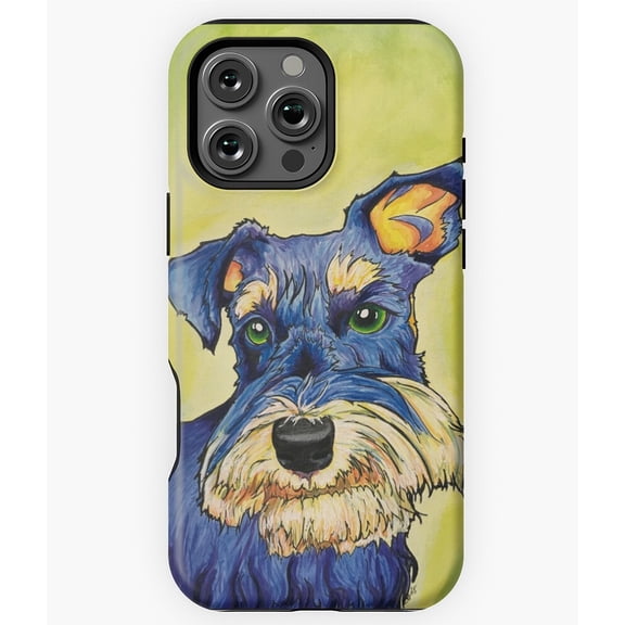 Miniature Schnauzer Dog Breed Cute Pet Phone Case for iPhone 16 15 14 13 12 11 Pro Max - Trendy Phone