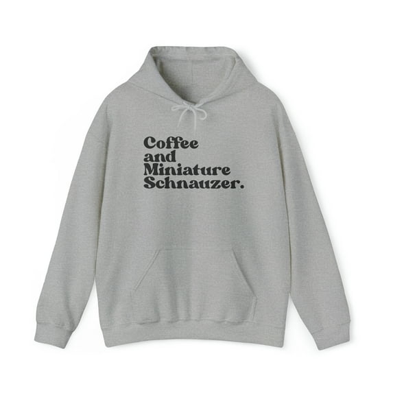 Miniature Schnauzer Mini Dog Owner Mom Dad Hoodie, Gifts, Hooded Sweatshirt