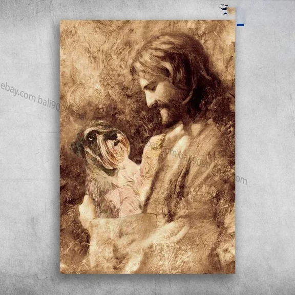 Miniature Schnauzer Miniature Schnauzer God Dog Wall Art Home Decor Office Wall Art