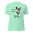 thumbnail image 1 of Miniature Schnauzer Mom T-Shirt,Dog Lover Gift,Pet Owner Tee (Heather Mint, 4XL), 1 of 1